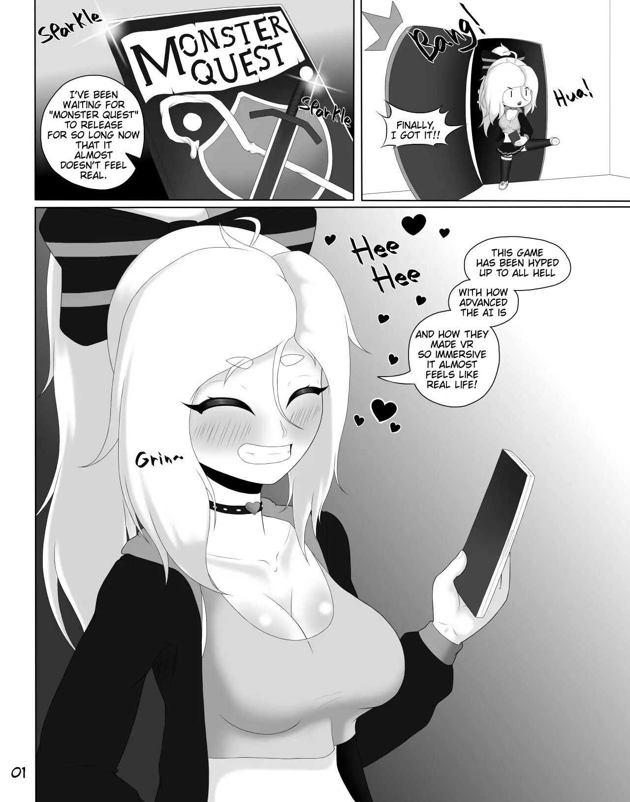 Fumiko's Lewd Encounters In An Erotic Rpg Vr Game!!! Chapter 1000 Page 3